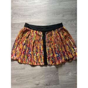 Jonathan Saunders for Target size 9  multicolour pleated mini skirt